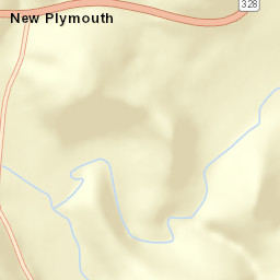 New Plymouth Ohio Street Map