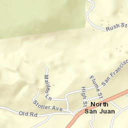 North San Juan California Street Map