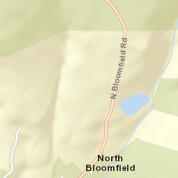 North Bloomfield California Street Map