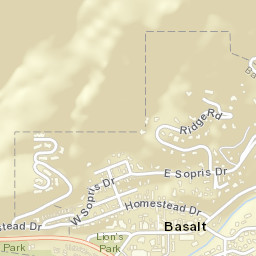 Basalt Street Map