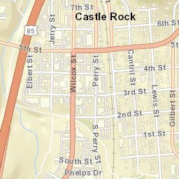 Castle Rock Street Map