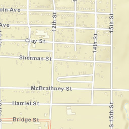 901-1099 Sherman St Clay Center KS Street Map