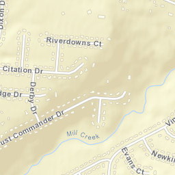 Ascot Downs Ohio Street Map