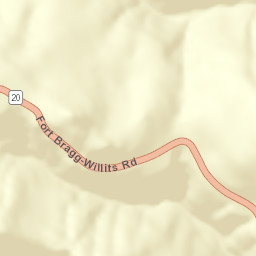 Whiskey Springs California Street Map