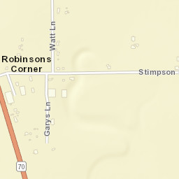 Robinsons Corner California Street Map