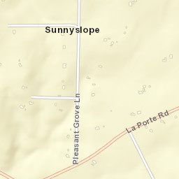 Sunnyslope California Street Map