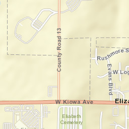 327-481 Amanda Court, Elizabeth, CO Street Map