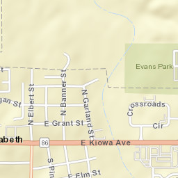 Elizabeth Street Map