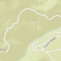 Fouts Springs California Street Map