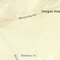 Oregon House California Street Map