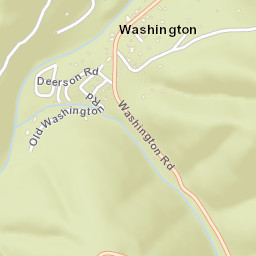 Washington California Street Map