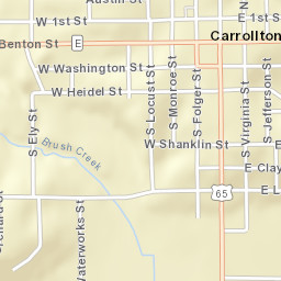 8 W Benton St, Carrollton, MO 64633 Street Map