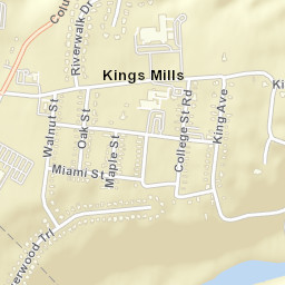 Kings Mills Ohio Street Map