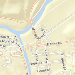 Morrow Ohio Street Map