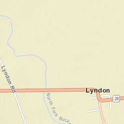 Lyndon Ohio Street Map