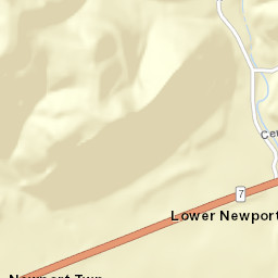 Lower Newport Ohio Street Map