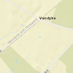 Vandyke Delaware Street Map