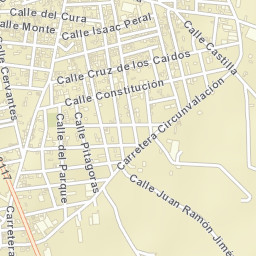 Casas de Fernando Alonso Street Map