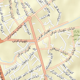 Poldasht Street Map