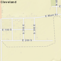 100 East Street, Cleveland, UT 84518 Street Map