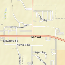Kiowa Street Map