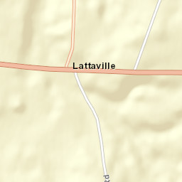 Lattaville Ohio Street Map