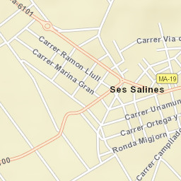 Ses Salines Street Map