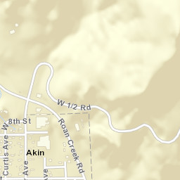 De Beque Colorado Street Map