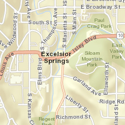 533 Elms Boulevard Excelsior Springs MO Street Map