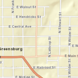 115 West Main Street, Greensburg, IN 47240 Street Map