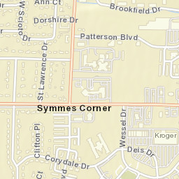 Symmes Corner Ohio Street Map