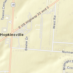 Hopkinsville Ohio Street Map