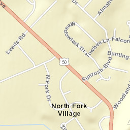 North Fork Village Ohio Street Map
