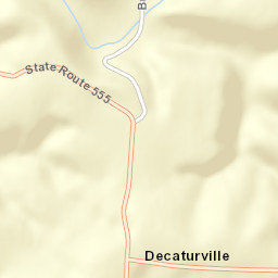 Decaturville Ohio Street Map