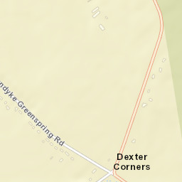 Dexter Corners Delaware Street Map
