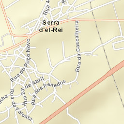 Serra de El-Rei Street Map
