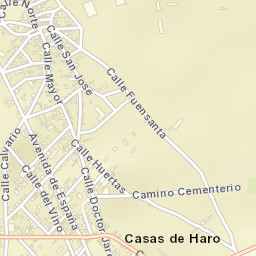 Casas de Haro Street Map