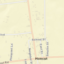 Honcut California Street Map