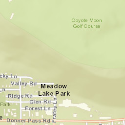 Meadow Lake Park California Street Map