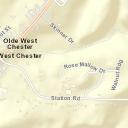 Olde West Chester Ohio Street Map