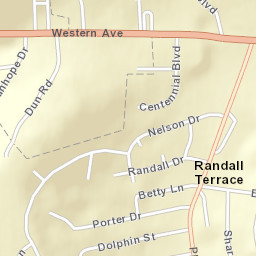 Randall Terrace Ohio Street Map