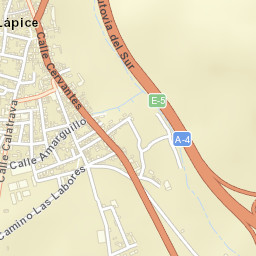 Puerto Lápice Street Map