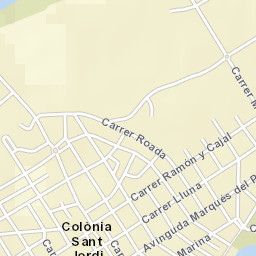 Colònia de Sant Jordi Street Map