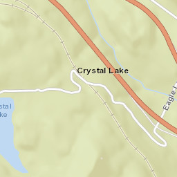 Crystal Lake California Street Map