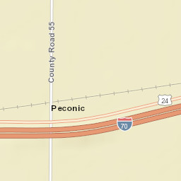 Peconic Colorado Street Map