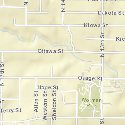 156-198 N 14th St Leavenworth KS Street Map