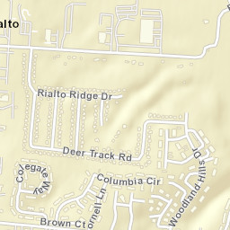 Rialto Ohio Street Map