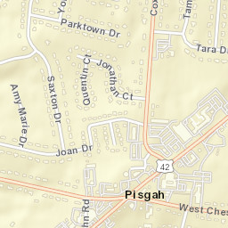 Pisgah Ohio Street Map