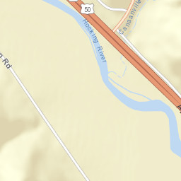 Canaanville Ohio Street Map