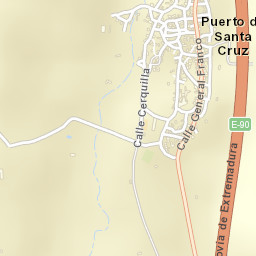 Puerto de Santa Cruz Street Map